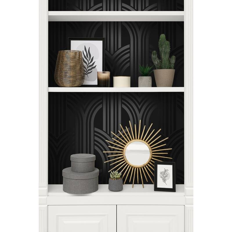 Seabrook Designs Hendrix Arches Non-Woven Unpasted Wallpaper