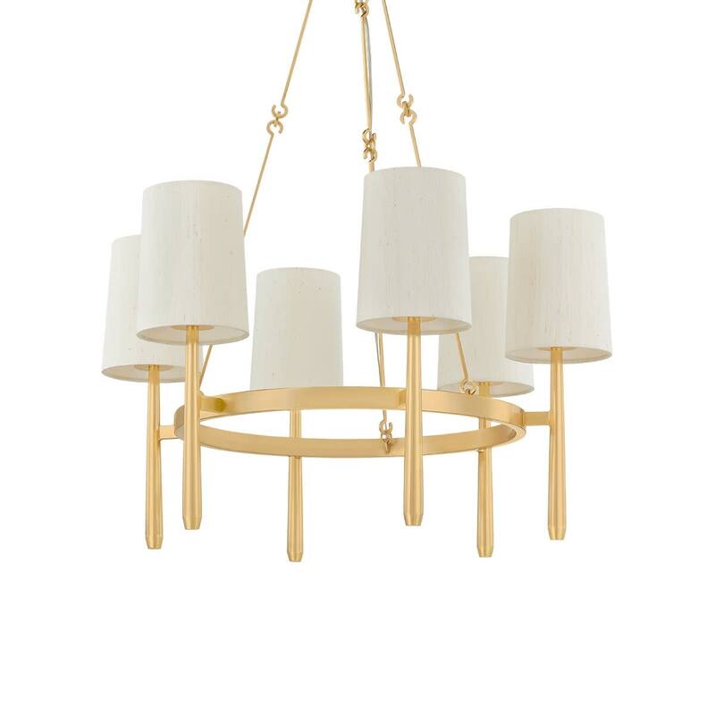 Hudson Valley Lighting 1776 Bridgeton 6 Light 30" Wide Chandelier with