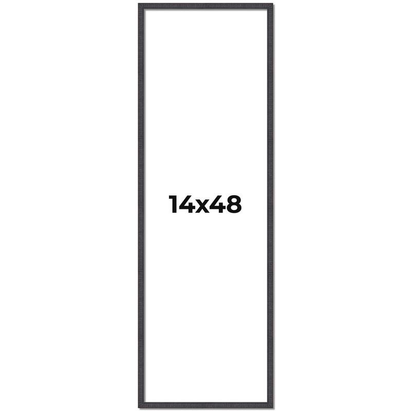 14x48 Frame Brown Picture Frame - Complete Modern Photo Frame Includes