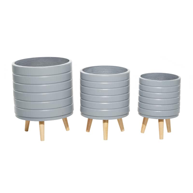 MgO Contemporary Planter (Set of 3) - S/3 14", 16", 18"H