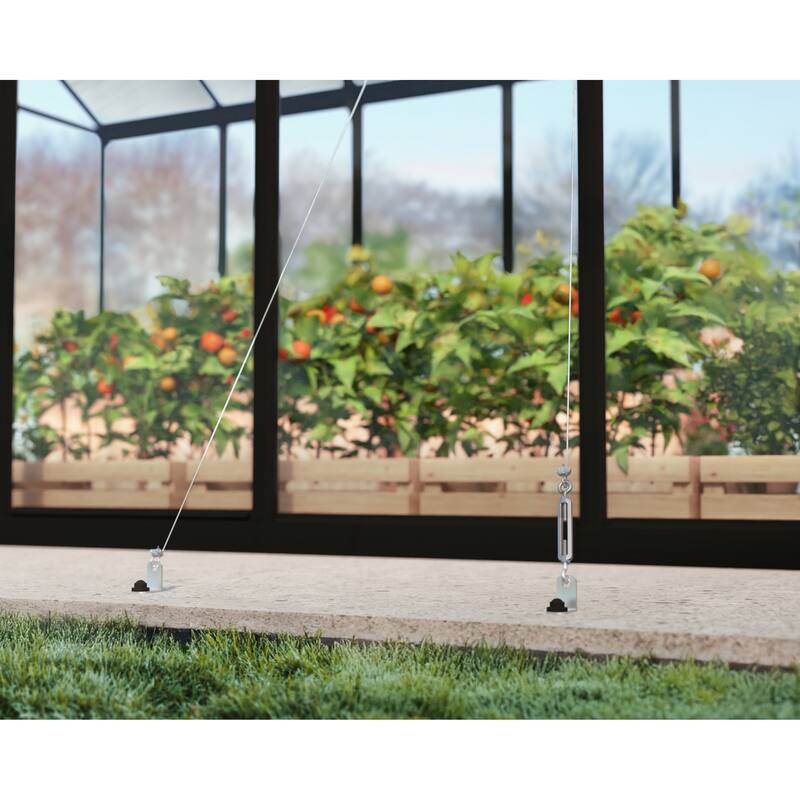 Canopia Aria 10 ft. Black / Clear Greenhouse Kit