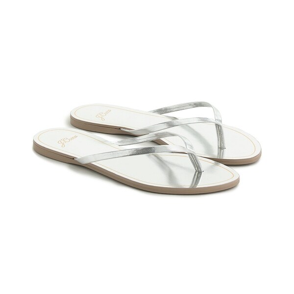 j crew metallic sandals