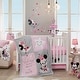 preview thumbnail 3 of 1, Disney Baby Minnie Mouse Pink/Gray Celestial Wall Decals by Lambs & Ivy