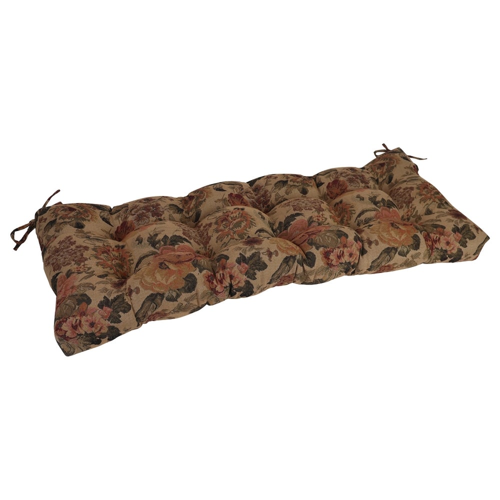 Tufted Tapestry Bench Cushion (Multiple Widths)