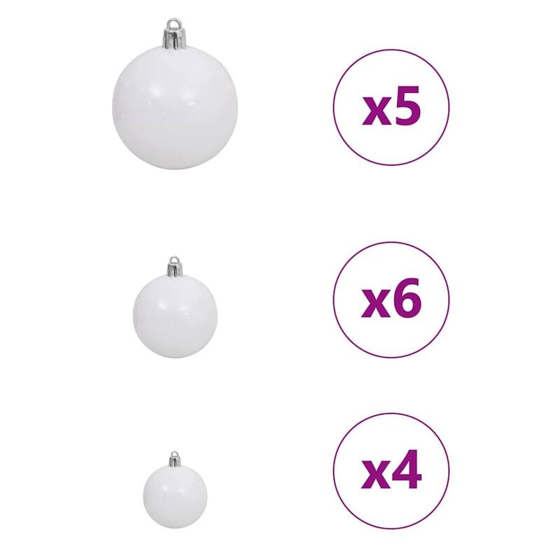 vidaXL Artificial Christmas Tree - 70.9" x 15.7