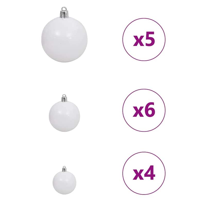 vidaXL Christmas Tree with Decorative String Lights