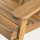 preview thumbnail 47 of 60, Outdoor Acacia Wood Adirondack Chair, Simple Design Chair
