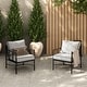 preview thumbnail 19 of 37, Mopio Odelia Patio Furniture, Outdoor Sectional Conversation Set