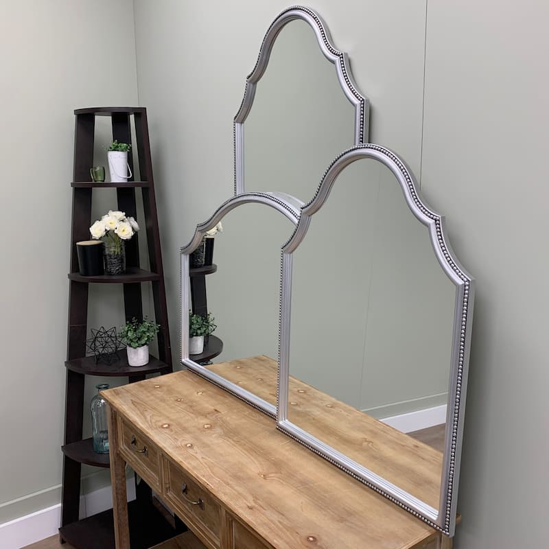 Lansing Framed Mantel Mirror - Peaks Cathedral - 38x27