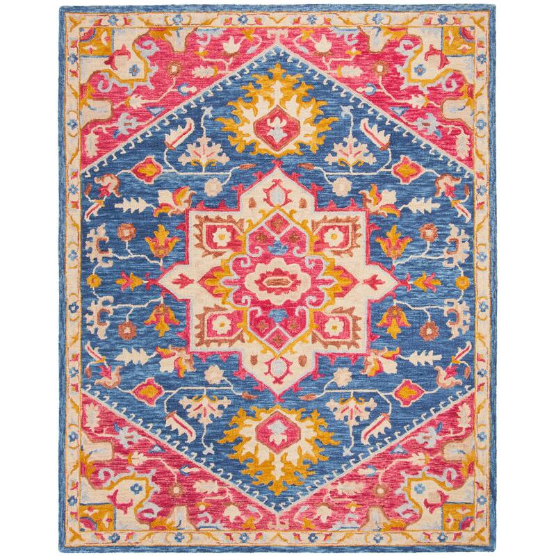 SAFAVIEH Handmade Aspen Garyfalia Boho Tribal Wool Rug