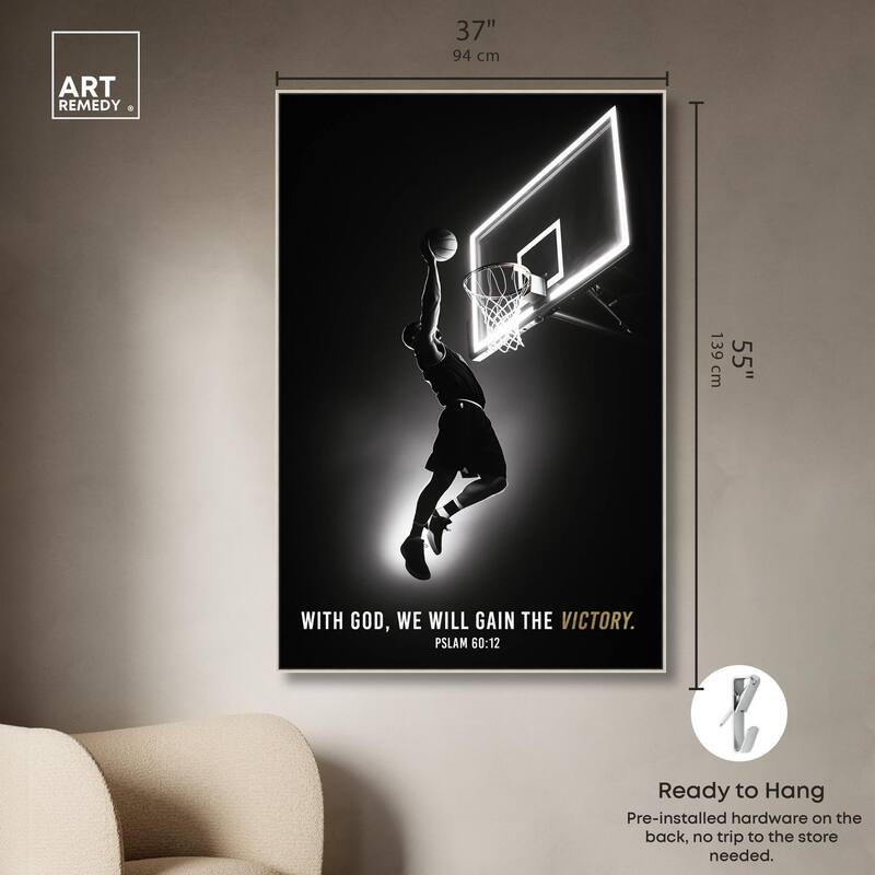 We Will Gain the Victory Canvas by Art Remedy