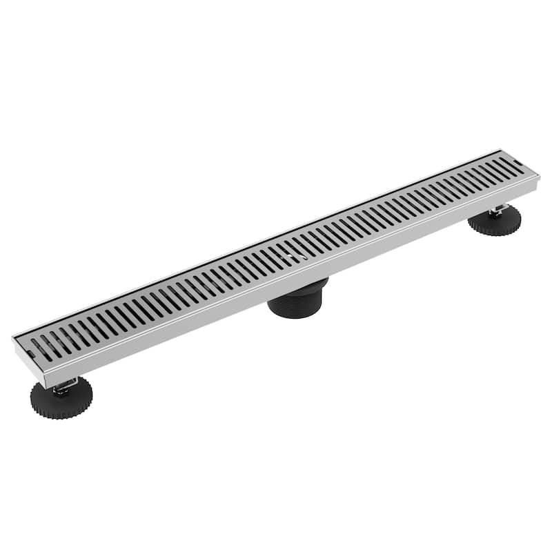 VIGO Elan Linear Shower Drain - 24" L - Chrome