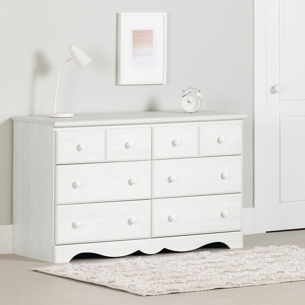 slide 2 of 14, South Shore Summer Breeze Dresser White Pine
