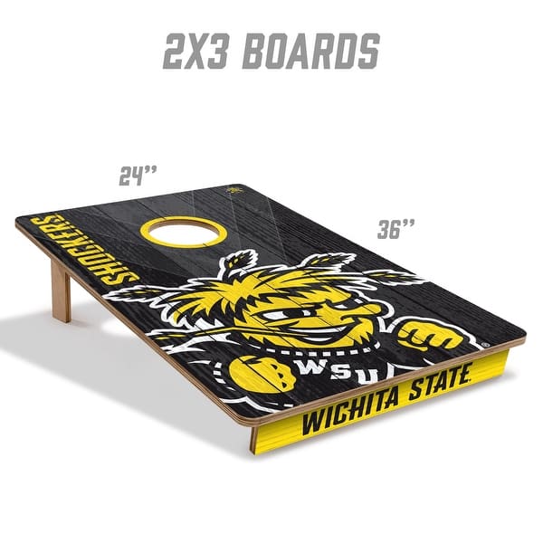 Wichita State Shockers NCAA Tailgate Cornhole Board Set