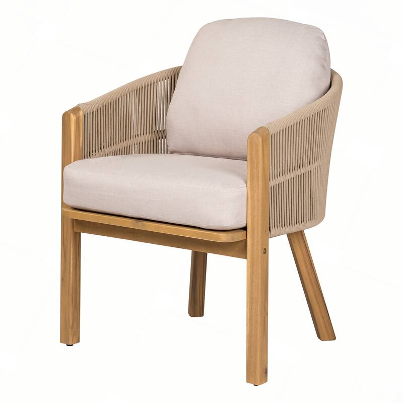Outdoor Dining Arm Chair Set of 2