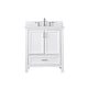 preview thumbnail 21 of 116, Altair Isla Single Bathroom Vanity Set and Aosta White Countertop without Mirror