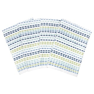 Ritz Summer Multicolor Cotton Pebble Bar Mop Dish Cloth Set of 6