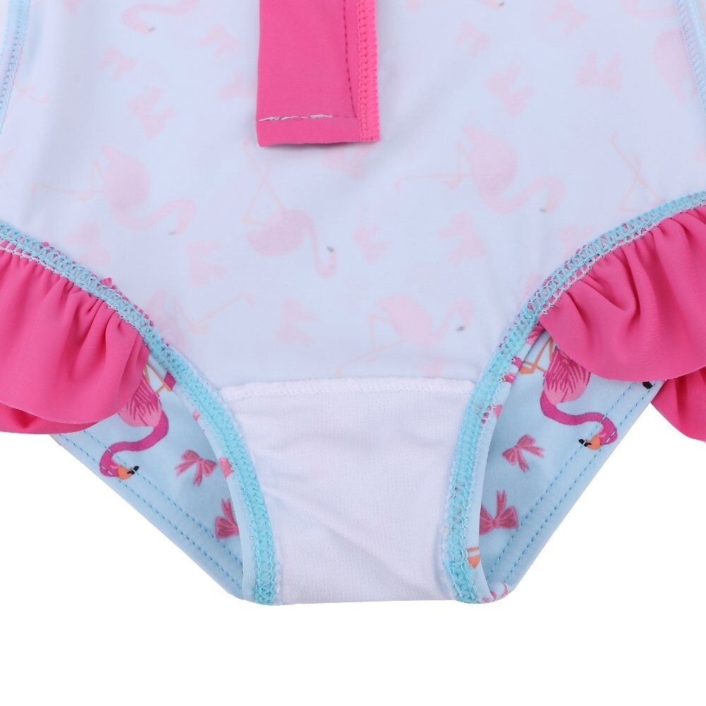 Huaaniue Baby Toddler Boy Swimsuit Long Sleeve One Piece Swimwear
