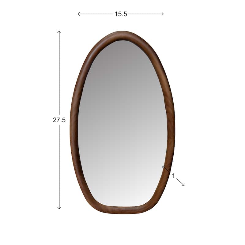 Serra Barrell Mirror - 27.5H x 15.5/8W x 1D