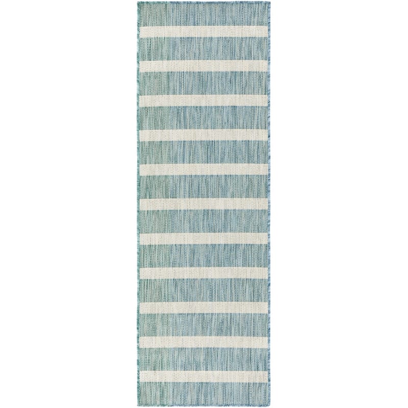 Nourison Positano Indoor/Outdoor Striped Area Rug
