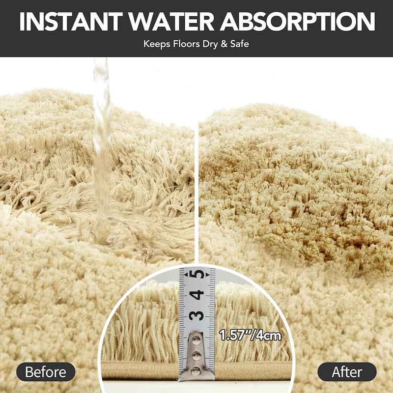 Deconovo Super Absorbent & Thick Bath Mat Rugs (1 PC)
