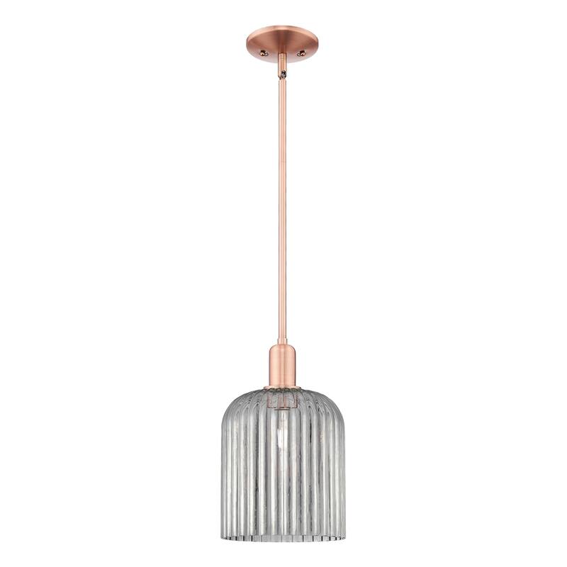 Innovations Lighting Endless Possibilities Arcadia - Bridal Veil - 1 Light 8" Stem Hung Mini Pendant