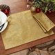 preview thumbnail 5 of 14, Poinsettia Elegance Jacquard Holiday Napkins, Set of 4 - 17"x17"
