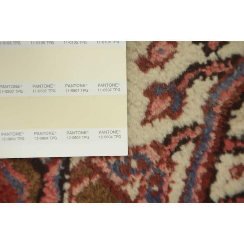 Hand Knotted Oriental 100% Wool Carpet Traditional Medallion Red Heriz Area Rug - 11' 8'' X 8' 3''