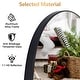 preview thumbnail 40 of 42, 64"x21" Full Length Floor Mirror with Stand Aluminum Alloy Frame,Wall-Mounted Mirror