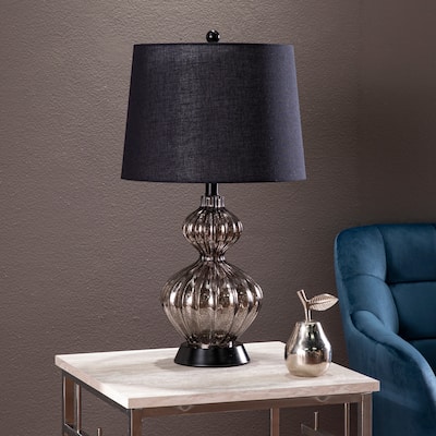 SEI Furniture Lyndale Black Fabric Table Lamp