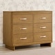 preview thumbnail 4 of 13, Skye 6 Drawer Dresser with Interlocking Drawers by Delta Children Oak
