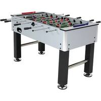 Sunnydaze Metallic Foosball Arcade Soccer Sports Table - 55-Inch
