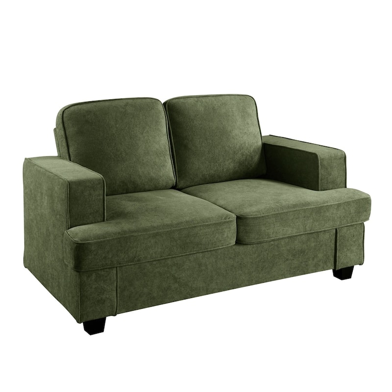 Modern Velvet Loveseat