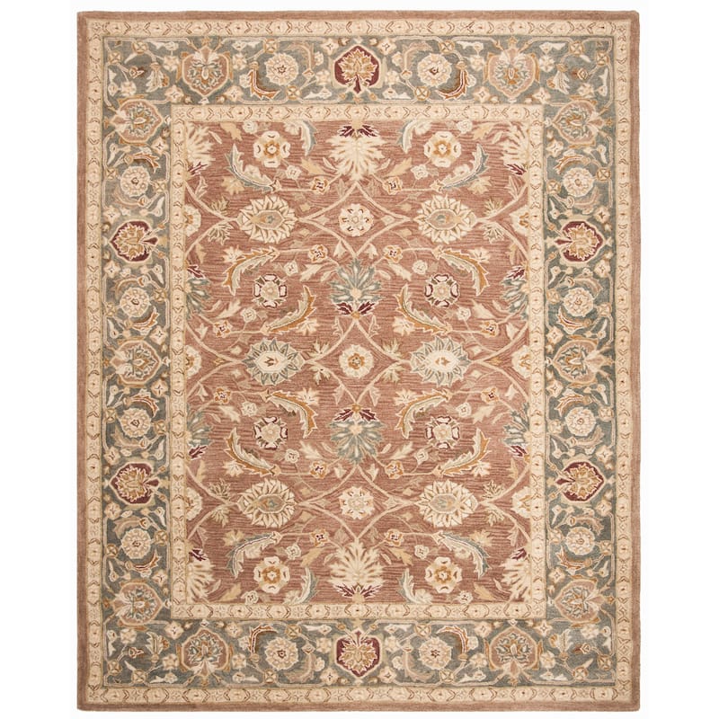 SAFAVIEH Handmade Anatolia Meenje Traditional Oriental Hand-spun Wool Rug