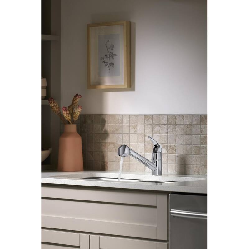 Sterling Valton 1.5 GPM Single Hole Pull Out Kitchen Faucet