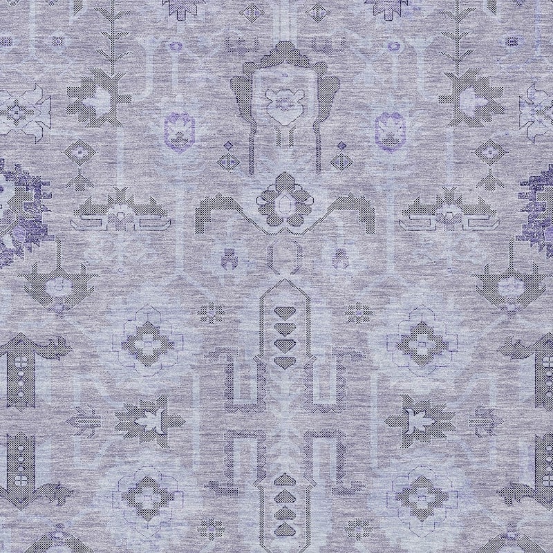 HomeRoots Oriental Traditional Rectangle Outdoor Rug