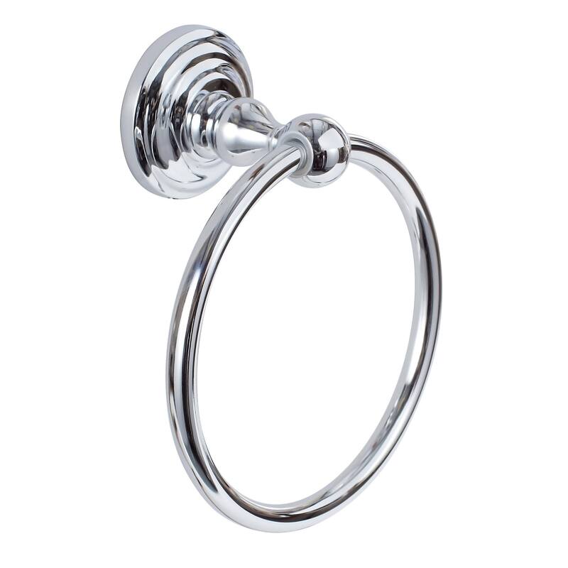 Sure-Loc BL-TR1 Boulder 6" Wall Mounted Towel Ring - Polished Chrome