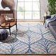 preview thumbnail 6 of 137, SAFAVIEH Handmade Capri Ilianka Wool Rug 10' x 14' - Grey/Ivory - Rectangle