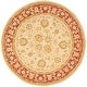 preview thumbnail 63 of 170, SAFAVIEH Anatolia Angeline Traditional Oriental Hand-spun Wool Rug 6' Round - Ivory/Red - Round