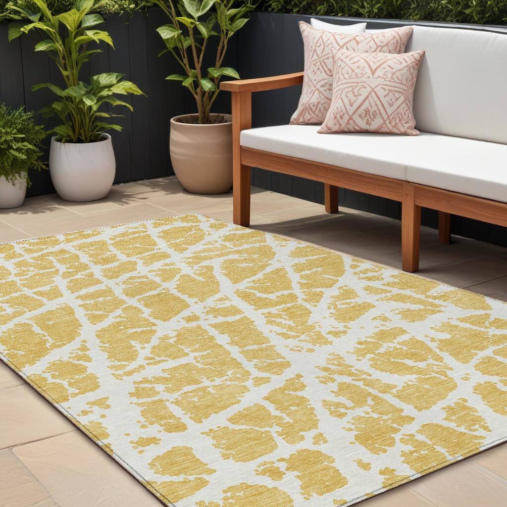 Riva Modern Art-Inspired Weather Resistant Versatile Elegance Outdoor Rug