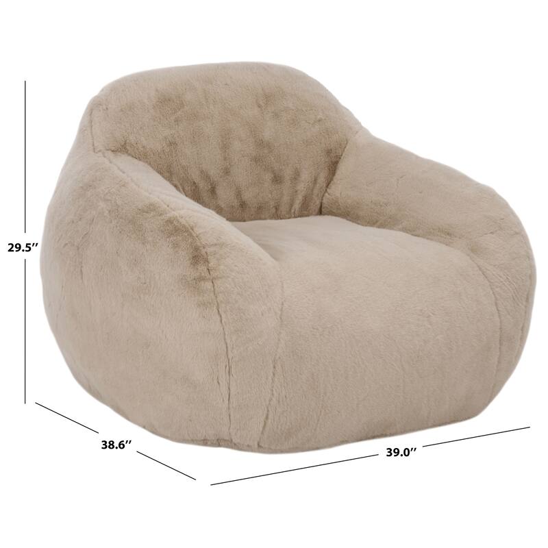 SAFAVIEH Couture Lorianna Bean Bag Chair - 39"W x 39"D x 30"H