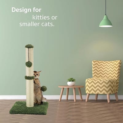 Sisal Scratch Posts with Hanging Ball 22in for Kittens