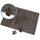 preview thumbnail 37 of 38, SoHome Smooth Step Houndstooth Machine Washable Utility Mat, 24"x35"