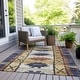 preview thumbnail 37 of 84, Machine Washable Indoor/Outdoor Tribal Global Chantille Rug