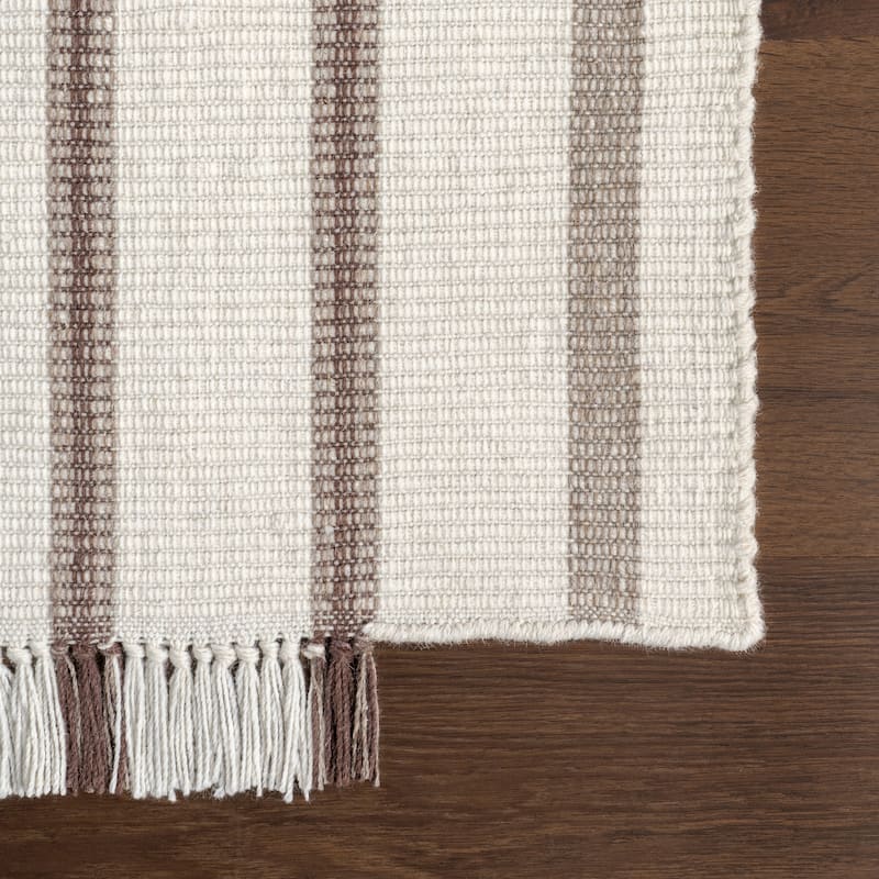 Frenshe Interiors Toluca Striped Wool Area Rug