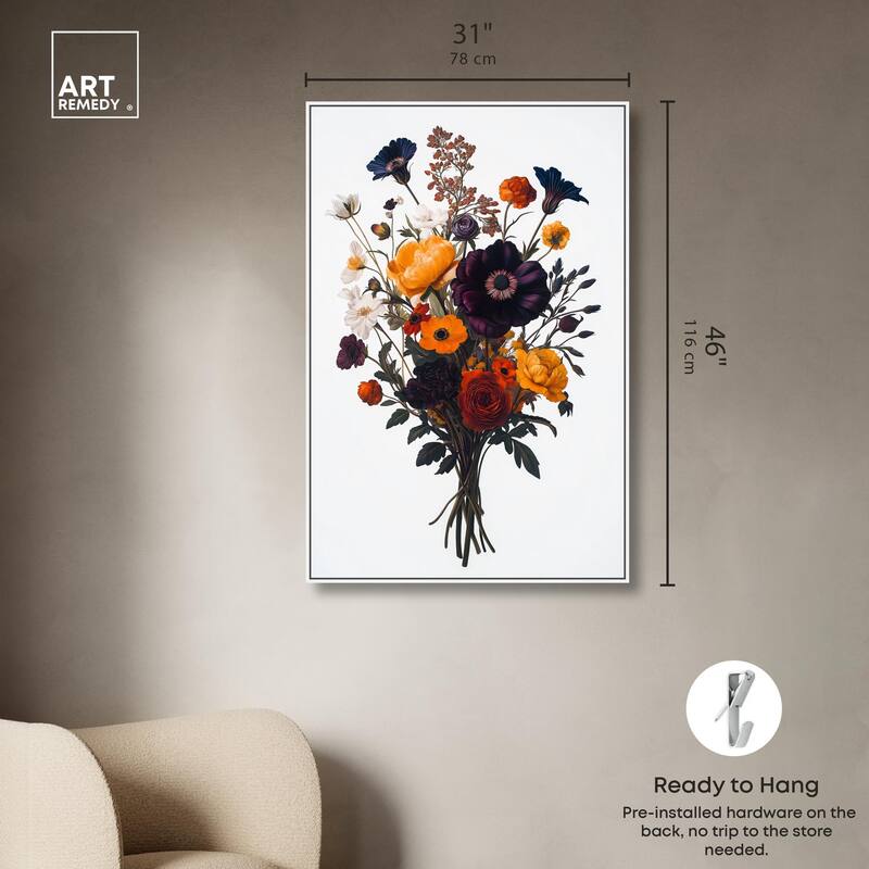Regal Rose Riot II Canvas by Art Remedy