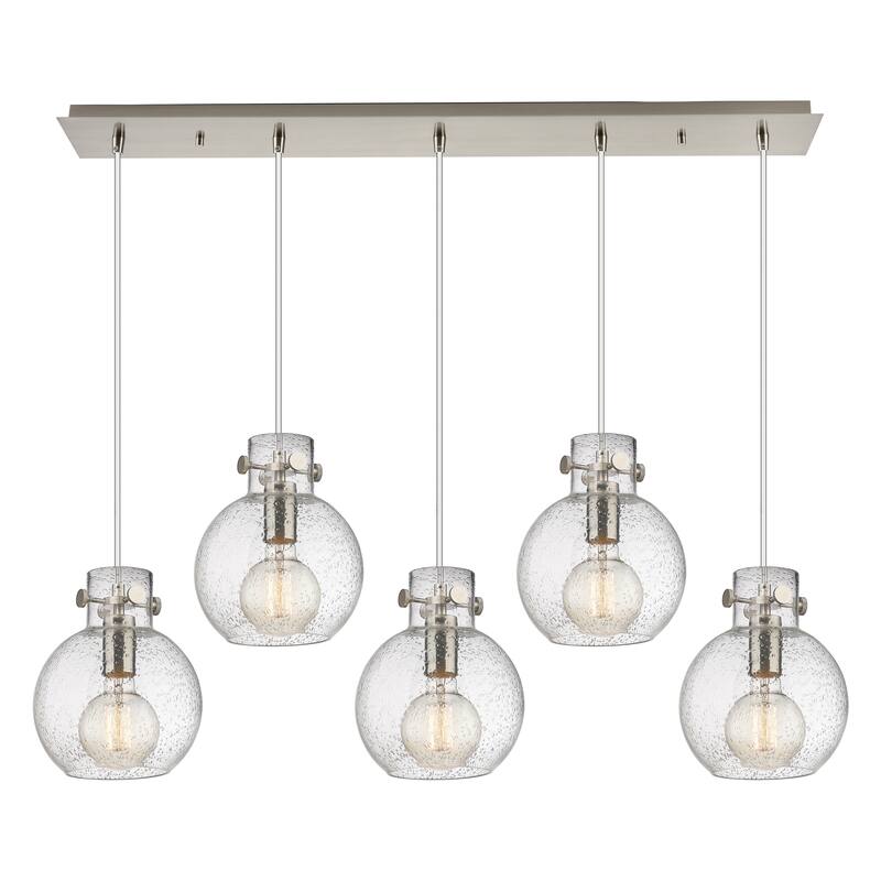 Innovations Lighting Newton Sphere - 5 Light 8" Cord Hung Linear Pendant