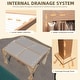 preview thumbnail 144 of 188, EROMMY Outdoor Louvered Pergola Gazebo with Adjustable Aluminum Rainproof Roof