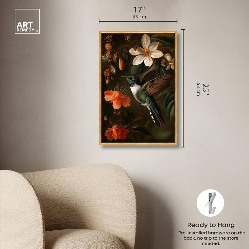 Nectar Thief I Canvas by Art Remedy