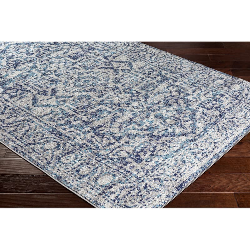Livabliss Vintage Monte Carlo Medallion Area Rug